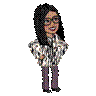 Cartoon of a person with glasses and a fur coat

Description automatically generated